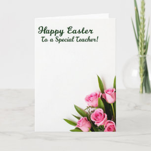 Floral Thanks Greeting Card