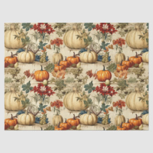 Floral Thanksgiving Vintage Pattern (10) Tissue Paper