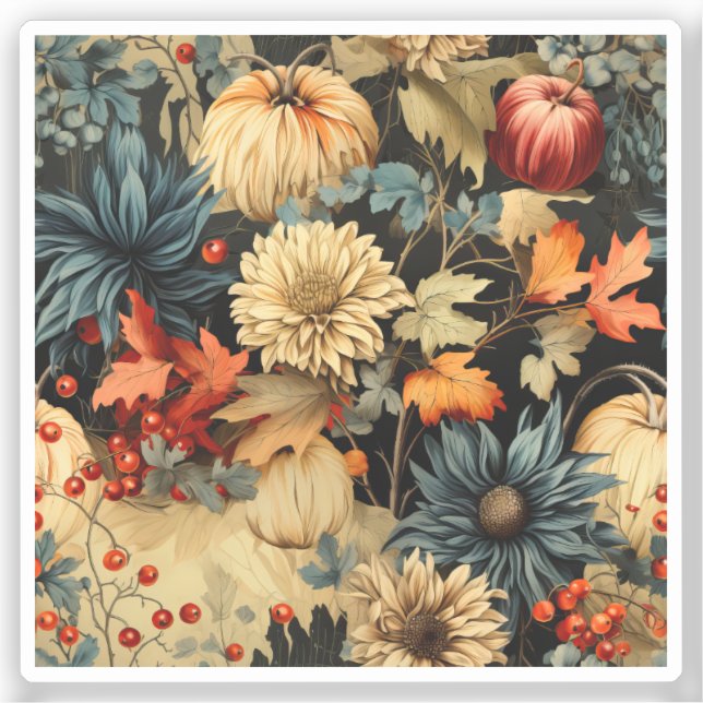 Floral Thanksgiving Vintage Pattern (12) (Front)