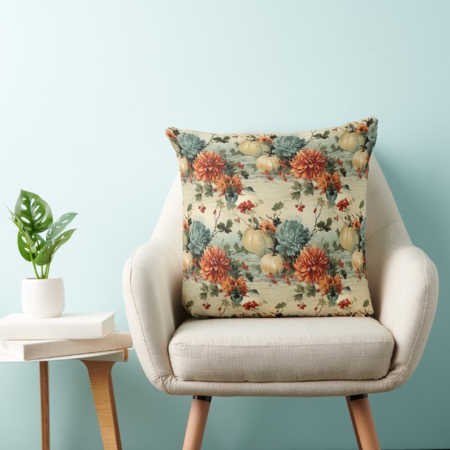 Floral Thanksgiving Vintage Pattern (1) Cushion (Chair)