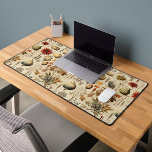 Floral Thanksgiving Vintage Pattern (3) Desk Mat