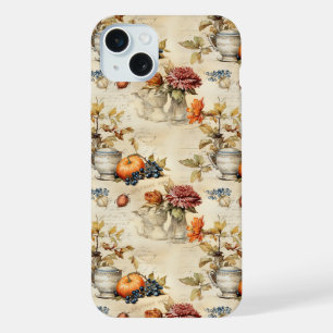 Floral Thanksgiving Vintage Pattern (7) iPhone 15 Plus Case
