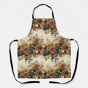 Floral Thanksgiving Vintage Pattern (9) Apron