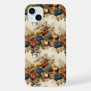 Floral Thanksgiving Vintage Pattern (9) iPhone 15 Plus Case