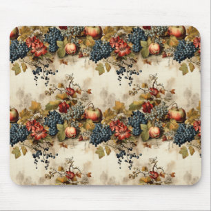 Floral Thanksgiving Vintage Pattern (9) Mouse Mat