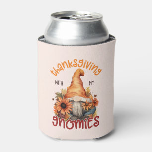 Floral Thanksgiving with my Gnomies  Can Cooler