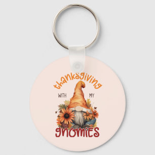 Floral Thanksgiving with my Gnomies Key Ring
