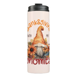 Floral Thanksgiving with my Gnomies Thermal Tumbler