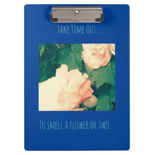 Floral theme clipboard