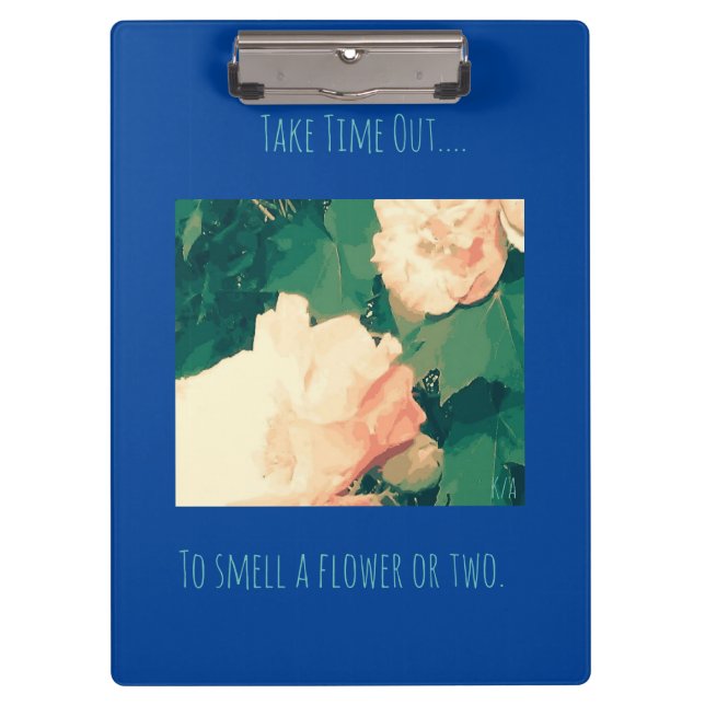 Floral theme clipboard (Front)