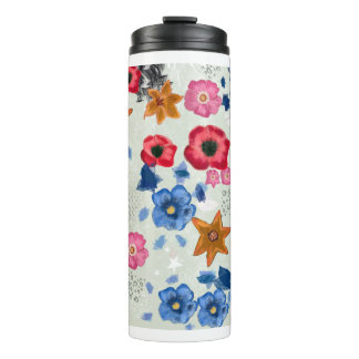 Floral Thermal Tumbler