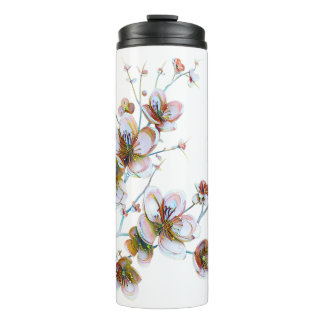 Floral thermal tumbler