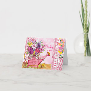 Floral Thinking of You Card