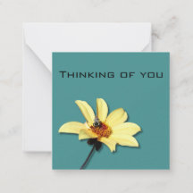 Floral Thinking of you card