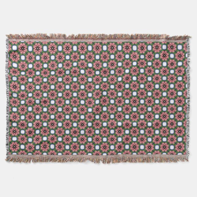 Floral Throw Blanket (Front)