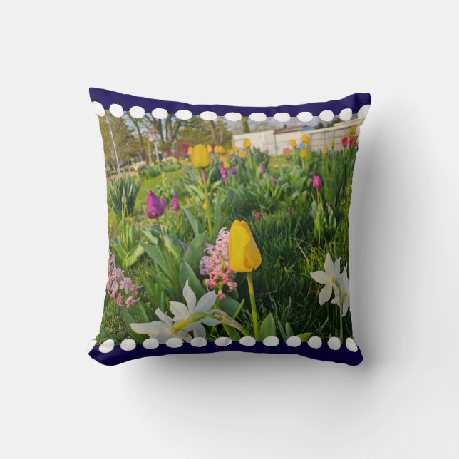 Floral Throw Pillow (Front)