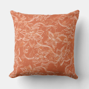 Floral Throw Pillow