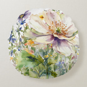 Floral Throw Pillow