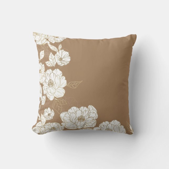 Floral Throw Pillow (Front)