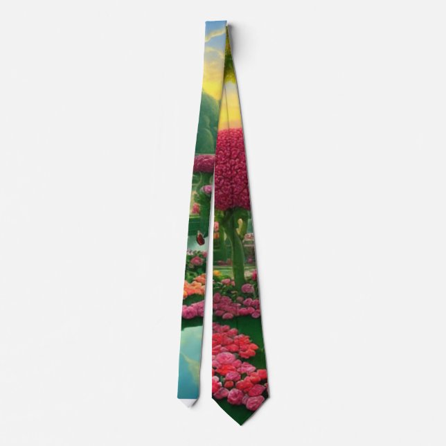 Floral tie  (Back)