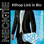 Floral Tie<br><div class="desc">Introducing the Modern Blue and White Ditsy Floral Men's Necktie - the perfect accessory to elevate your formal attire. Crafted from high-quality materials, this necktie features an intricate ditsy floral pattern that exudes modern elegance and sophistication. Its vibrant blue and white colorway makes it a versatile accessory that can be...</div>