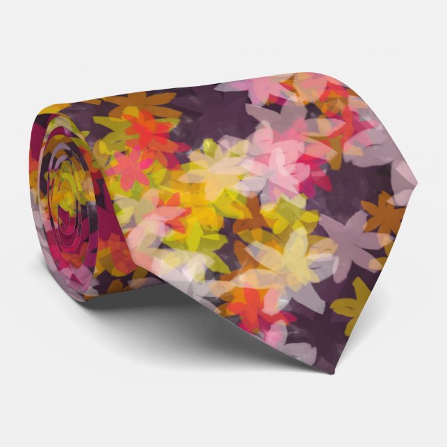 floral tie (Rolled)