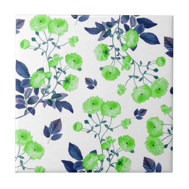 Floral  tile (Front)