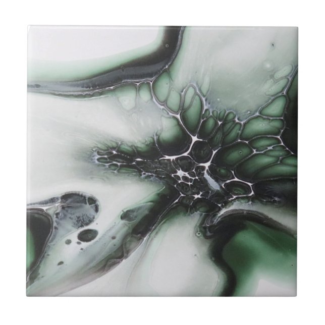 Floral tile, 4.25x4.25” tile (Front)