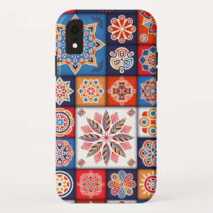 Floral Tile iPhone XR Case