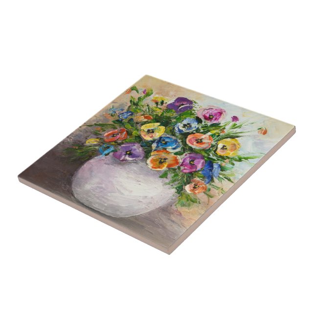 Floral Tile Design (Side)