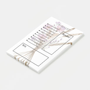 Floral To-Do List Post-it Notes