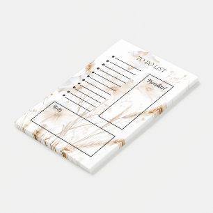 Floral To-Do List Post-it Notes