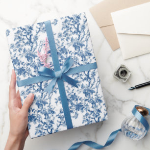 Floral Toile Elegance Wrapping Paper
