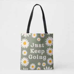 Floral tote bag
