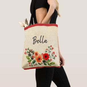 Floral Tote Bag