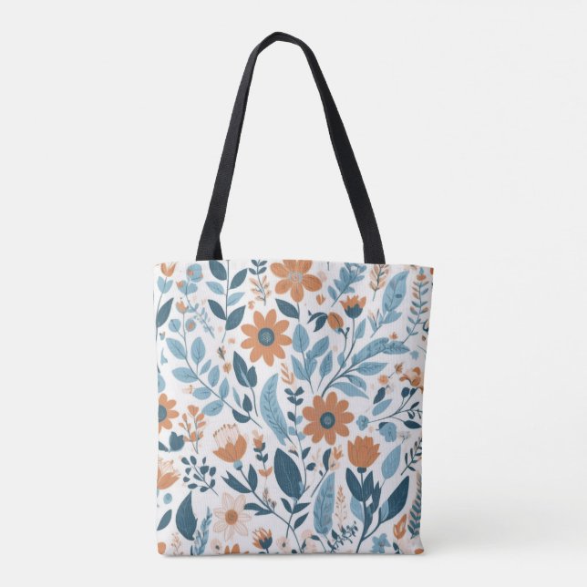Floral Tote Bag (Back)