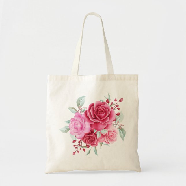 Floral Tote Bag (Front)