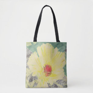 Floral tote bag