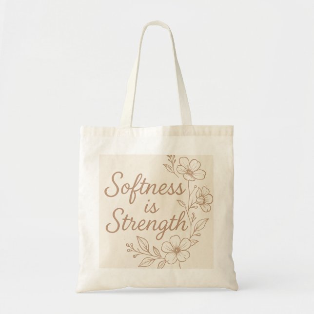  Floral Tote Bag – Feminine Empowerment Gift (Front)