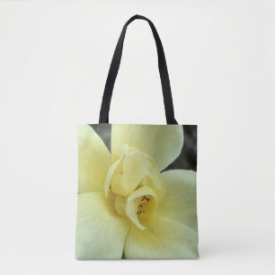 Floral Tote in Yellow Bag