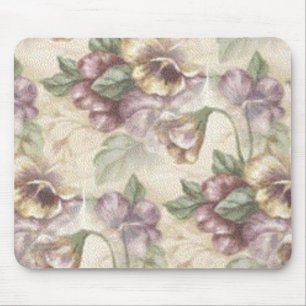 floral touch mouse mat