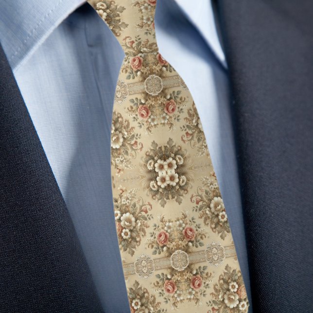 Floral Traditional Elegant Pattern Tie (Creator Uploaded)