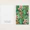 Floral Tropical Foliage Leaves Custom Earring Card