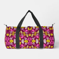Floral Tropical Fruit Patterned