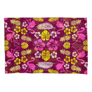 Floral Tropical Fruit Patterned Pillowcase