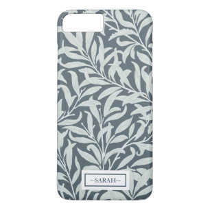Floral tropical pattern shades of Blue design iPhone 8 Plus/7 Plus Case