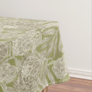 Floral tropical protea tablecloth
