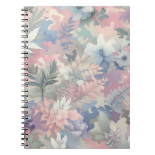 Floral/Tropical spring/easter pastel Notebook
