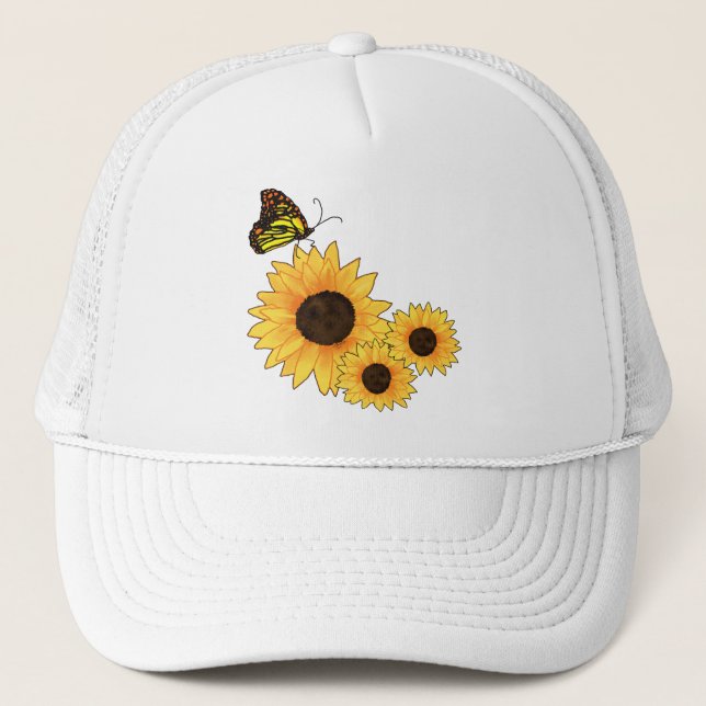 Floral Trucker Hat (Front)