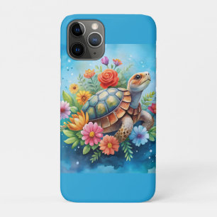 Floral Turtle iPhone 11 Pro Case